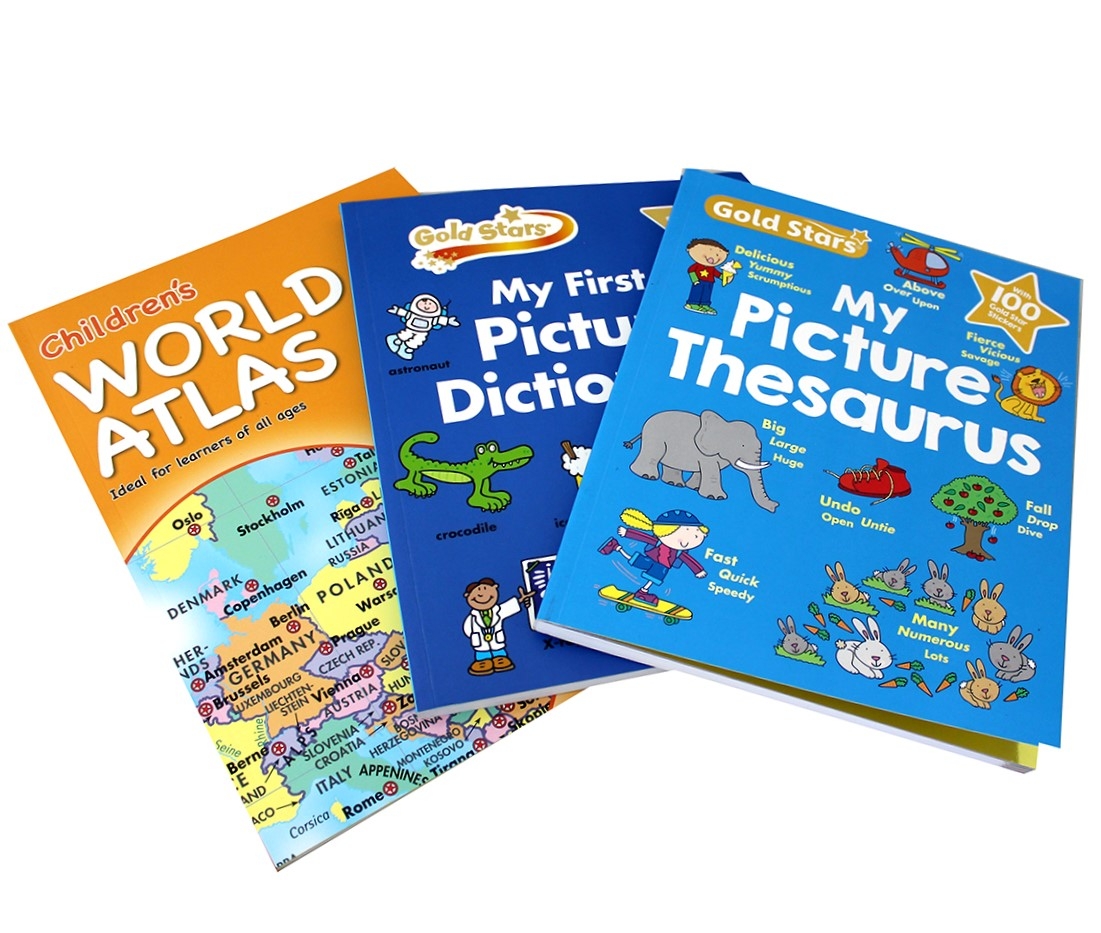 41 off on Kids Books Children's Dictionary, Thesaurus and Atlas OneDayOnly.co.za