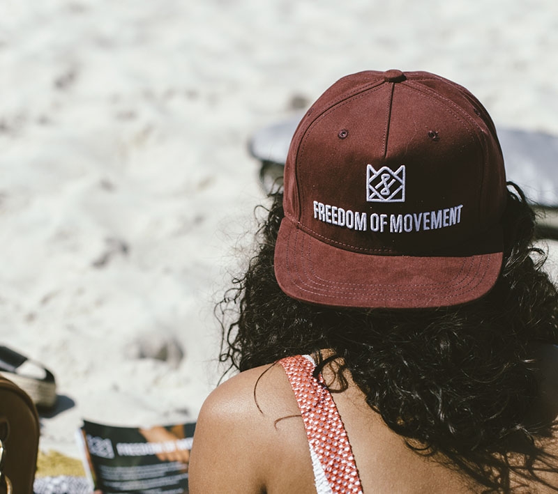 burgundy leather baseball cap