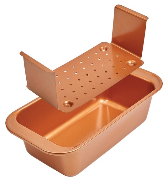 34 off on Copper Chef Perfect Loaf Baking Pan with Lift Insert and