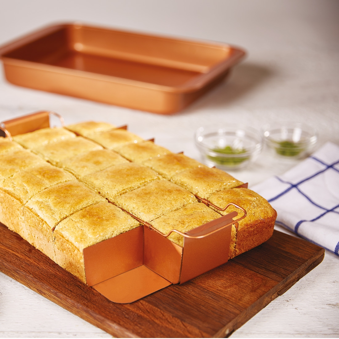 42 off on Copper Chef 5 Piece Large Bake & Crisp Pan Set OneDayOnly