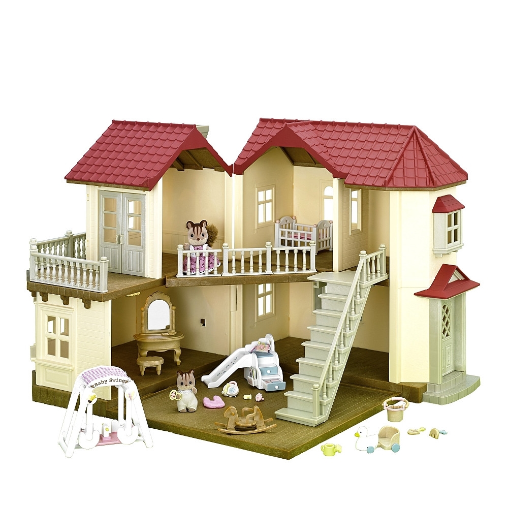 city house with lights gift set