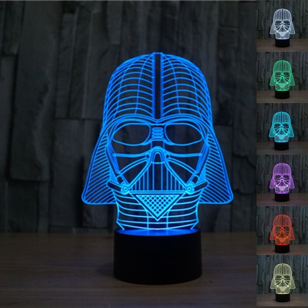 25 Off On Creative 3d Star Wars Visualization Night Lamp