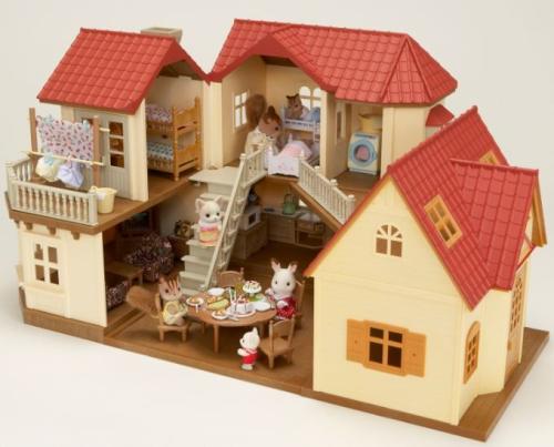 sylvanian house with lights