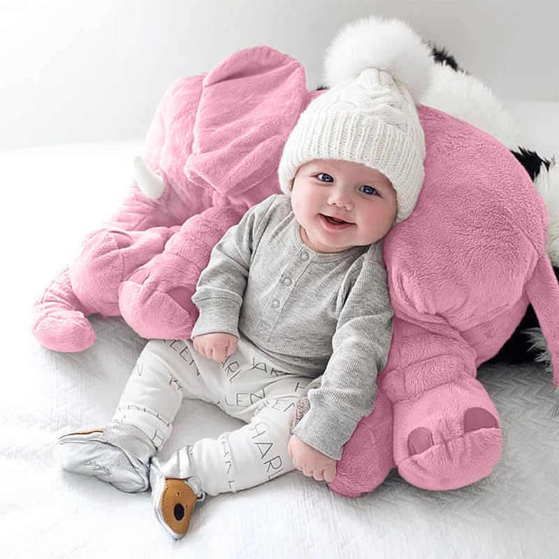 stuffed elephant pillow for baby