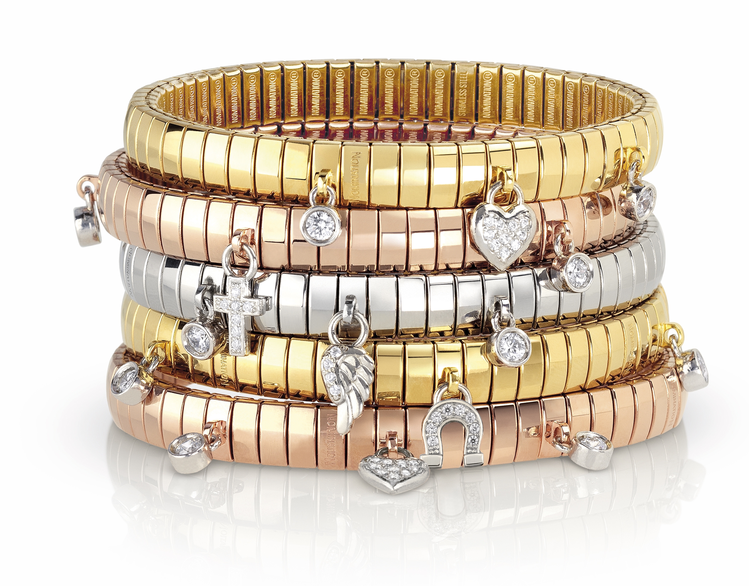 50 off on Nomination Extension Bracelet with Charms OneDayOnly.co.za