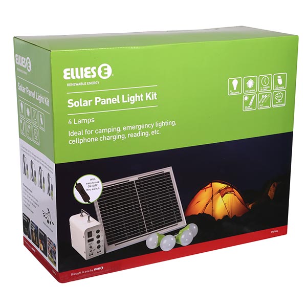 48 off on Ellies Solar Panel Light Kit OneDayOnly.co.za