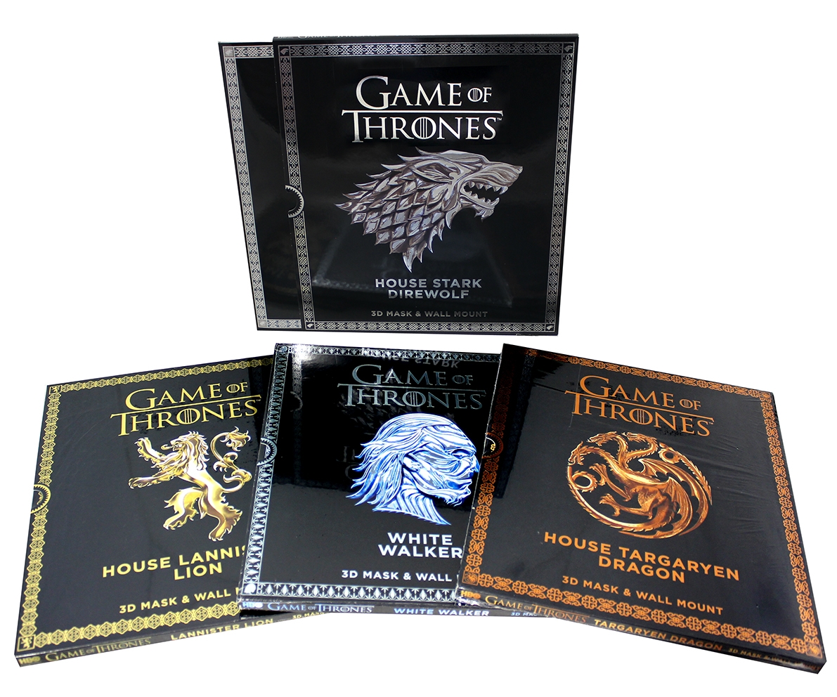 65 Off On Game Of Thrones 4 Press Out Mask Books With 3d Masks