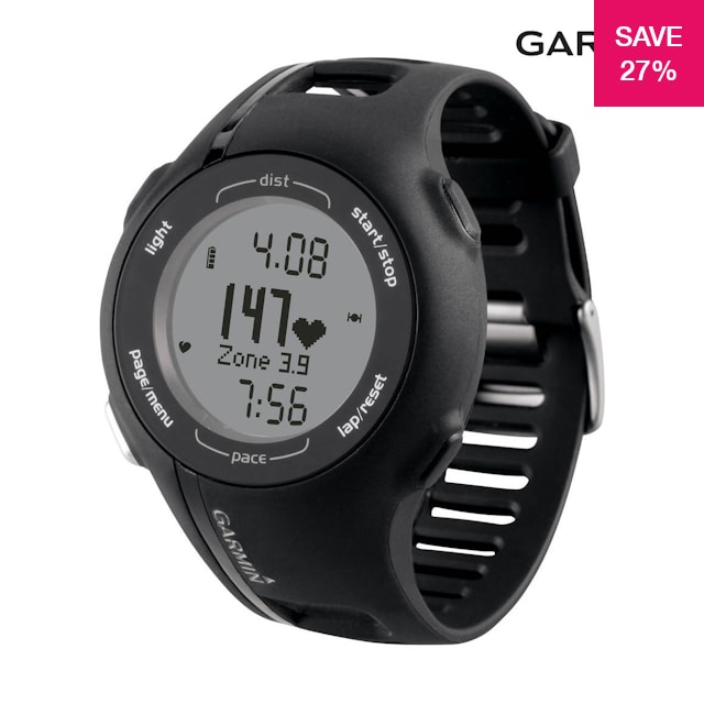 27% off on Unisex Forerunner 210 GPS Sports Watch with Premium HRM