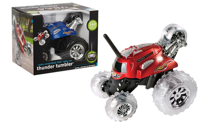 black series radio controlled 360 rally car thunder tumbler