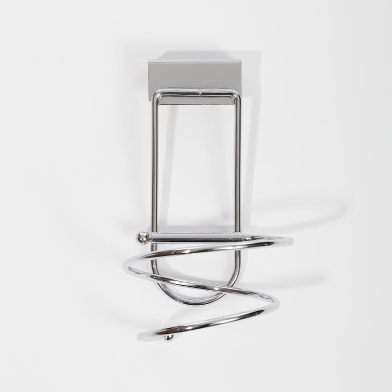 Metal Over The Door Hairdryer Holder