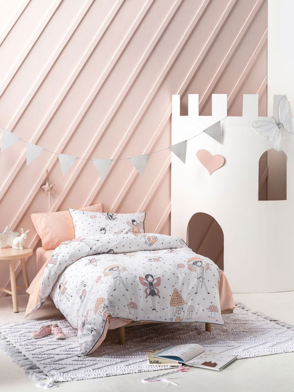 36 Off On Linen House Enchanted Peach Duvet Cover Set With