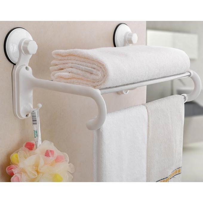 42 off on Universal Bath Towel Rack with Suction Cups OneDayOnly.co.za