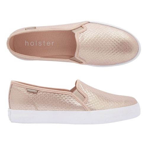 holster rose gold sneakers