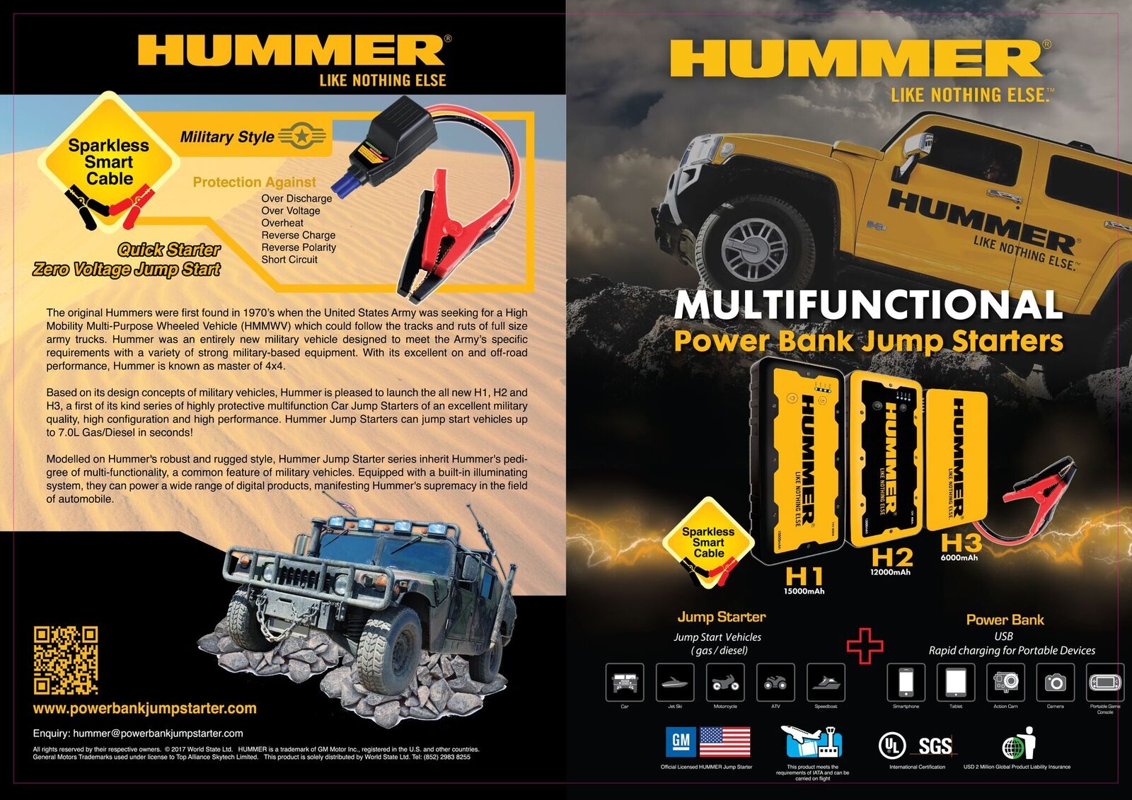 31 Off On Hummer H3 Portable Jump Starter Multifunctional 6000mah