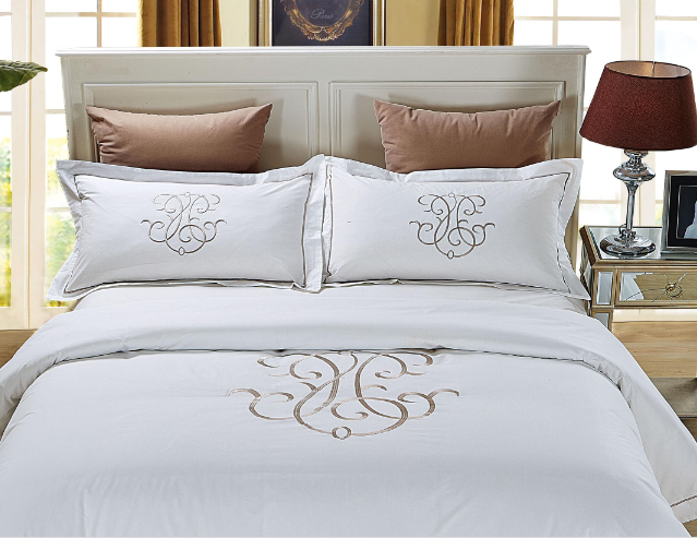 45 Off On Macadamia Monogram Duvet Set Onedayonly Co Za