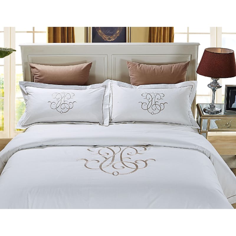 45 Off On Macadamia Monogram Duvet Set Onedayonly Co Za