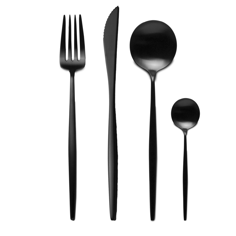 33 off on Nicolson Russell Dubai Cutlery Set Plated in Titanium (16