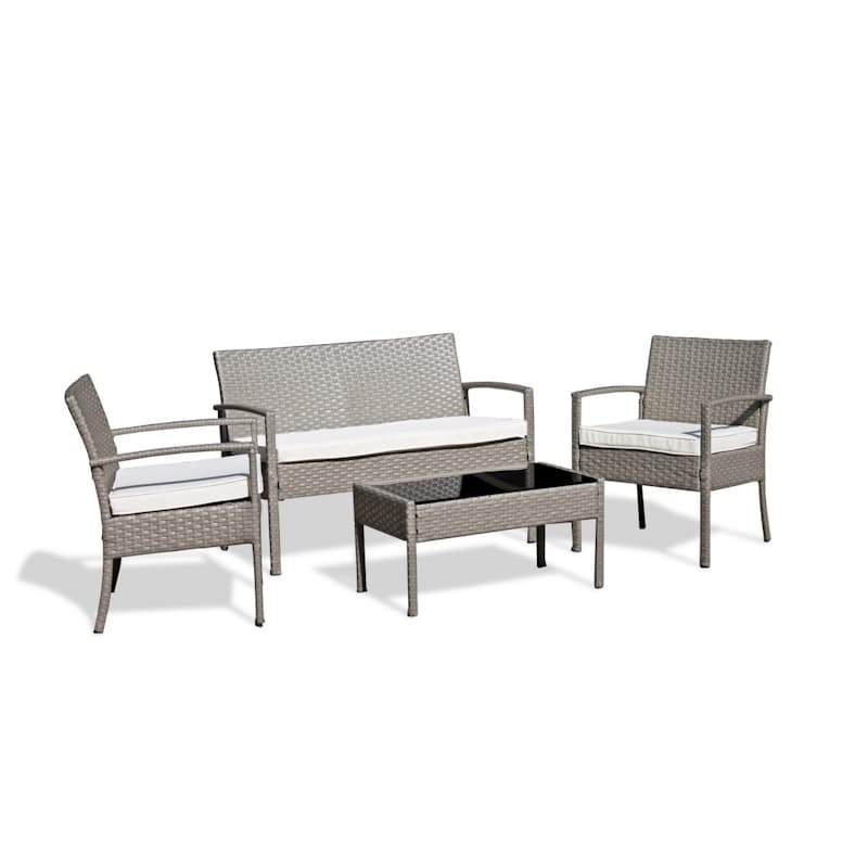 33 Off On Fine Living 4 Piece Miami Rattan Furniture Onedayonly Off On Fine Living 4 Piece Miami Rattan