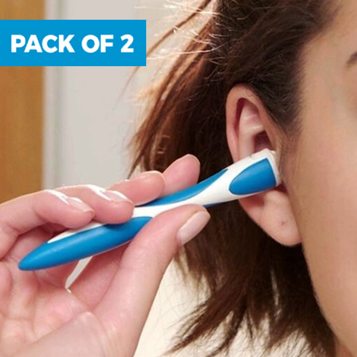34 off on Pack of 2 Easy Earwax Removal Swabs with 32 Replacement Heads