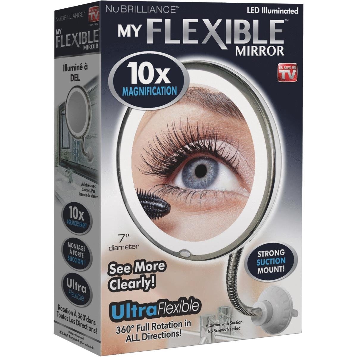 26 off on NuBrilliance My Flexible Magnification Mirror with LED