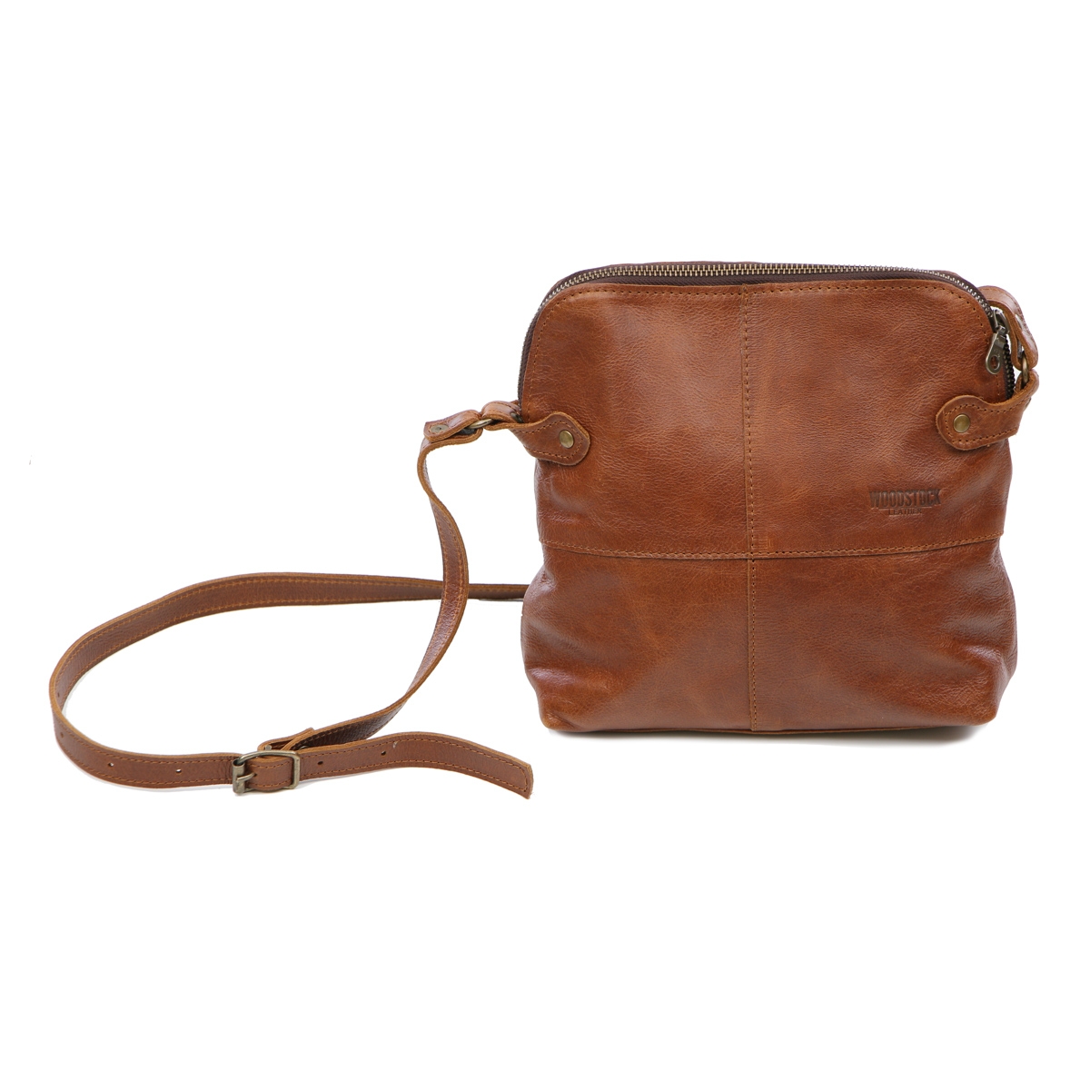 woodstock leather sling bag