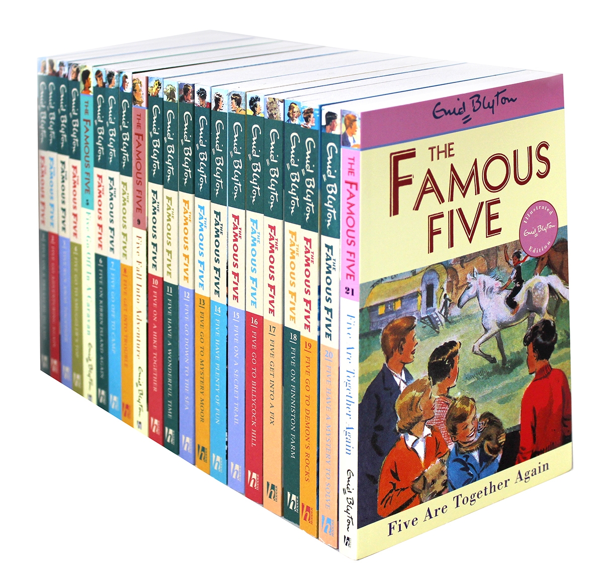 70% Off On Enid Blyton The Famous Five Series Book Collection (21 Books ...