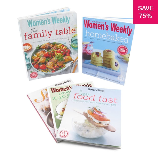 75% off on Cooking Recipe Book Collection (5 Books)