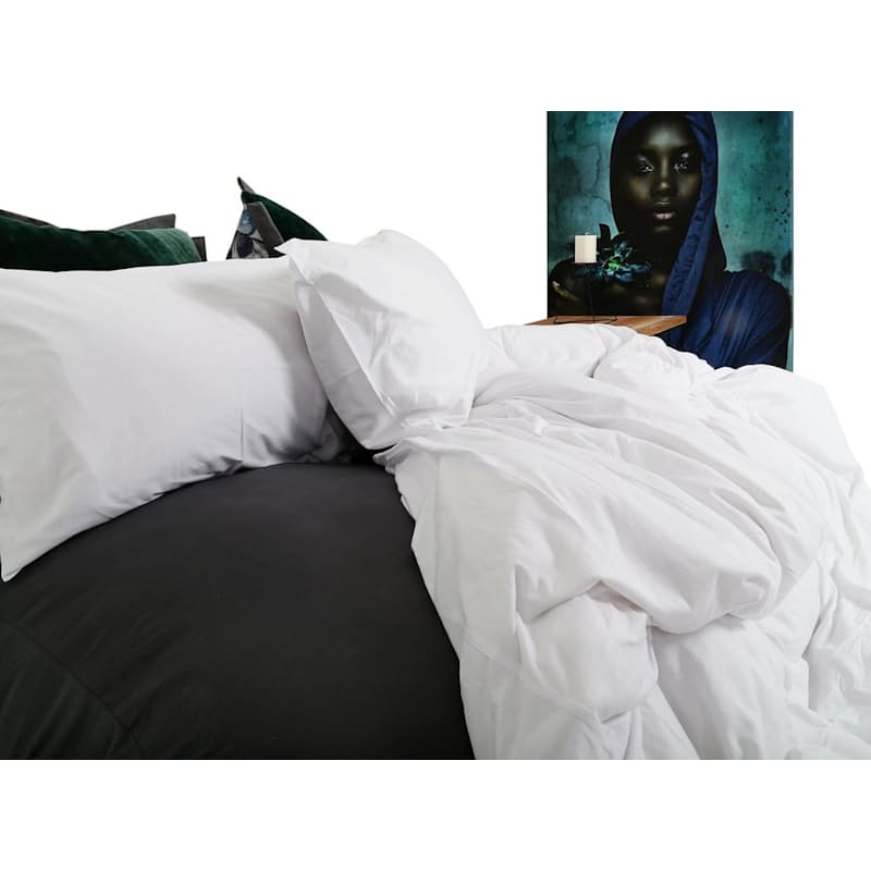 27 Off On The T Shirt Bed Co White Jersey Knit Duvet Cover Set