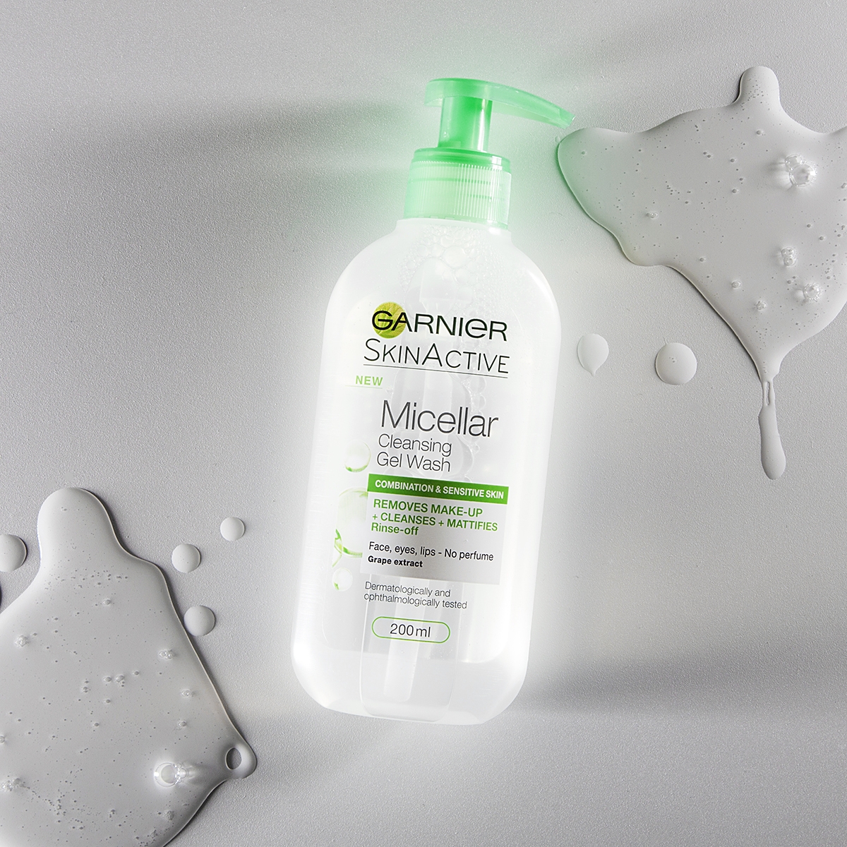 garnier micellar gel wash