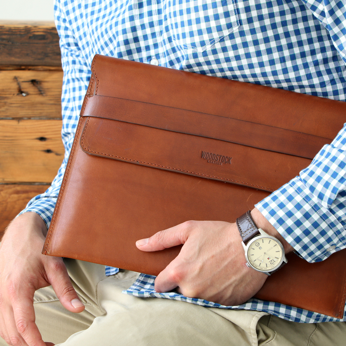 60 off on 13'' or 15'' Genuine Leather Laptop Sleeves