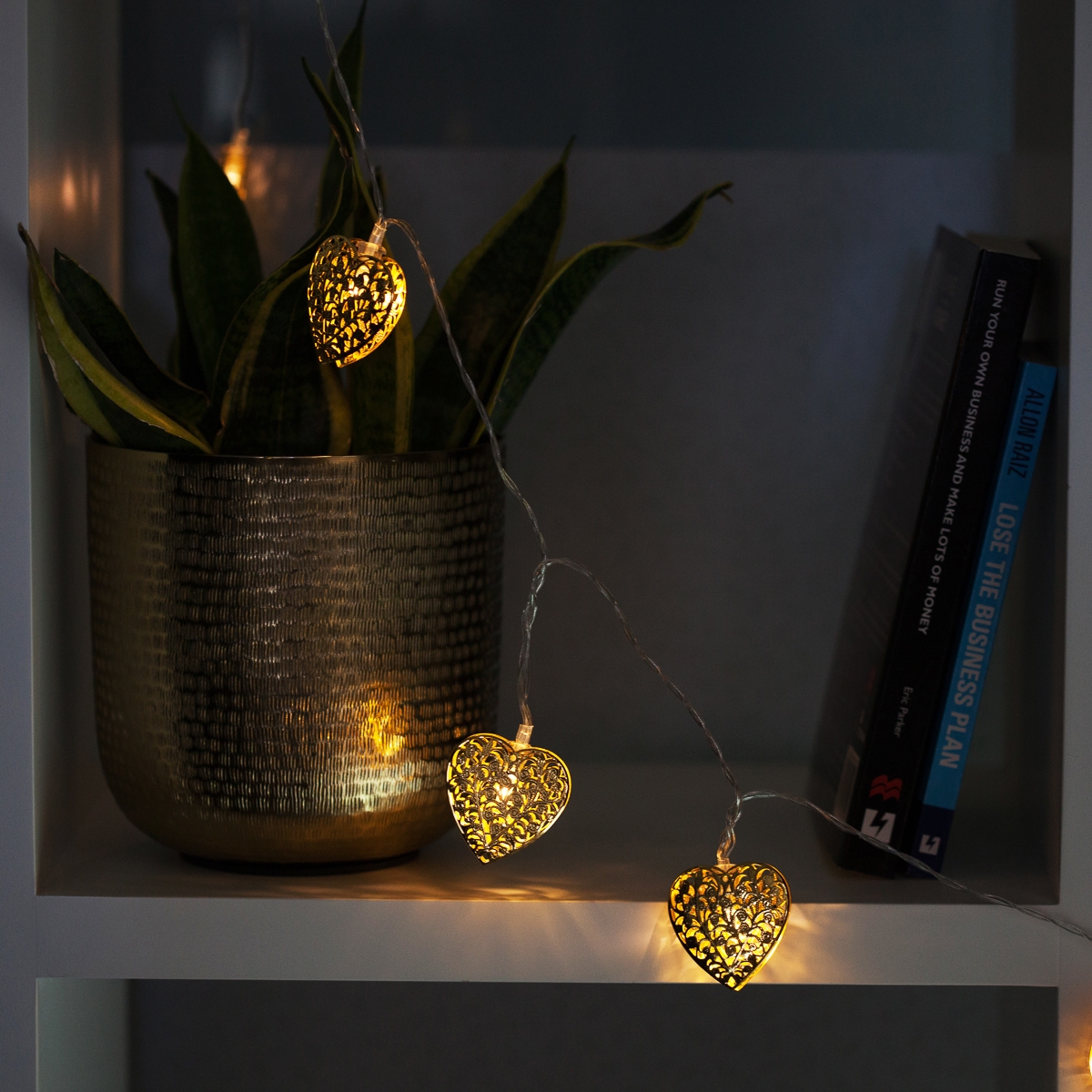 50 Off On Twinkle 10 Leds Battery Operated Filigree Metal Heart