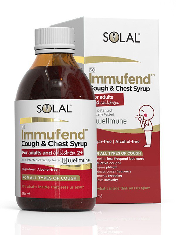 32 off on Solal Immufend™ Cough & Chest Syrup For Children & Adults (2