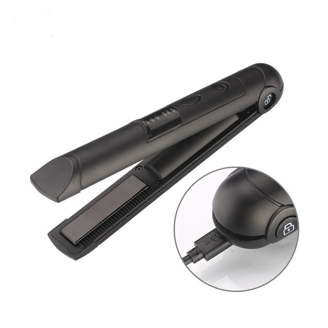 portable wireless hair straightener