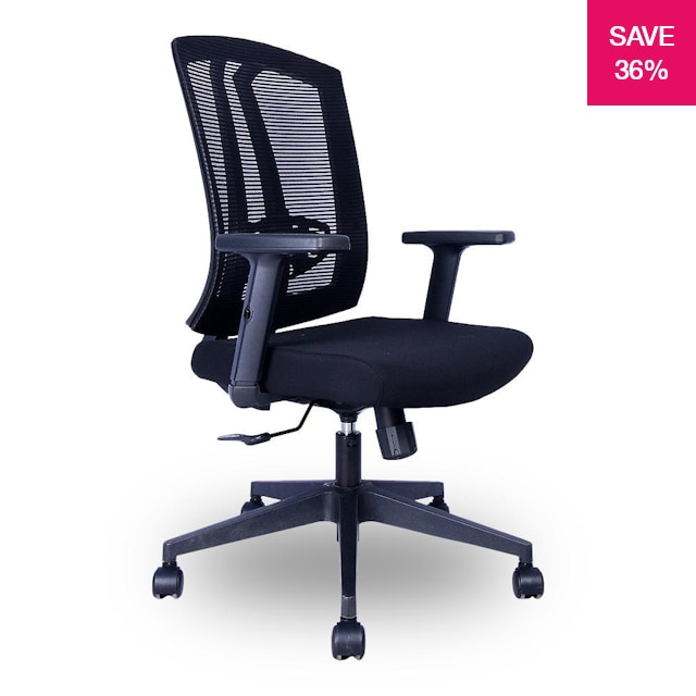 36% off on Black Mesh Office Chair