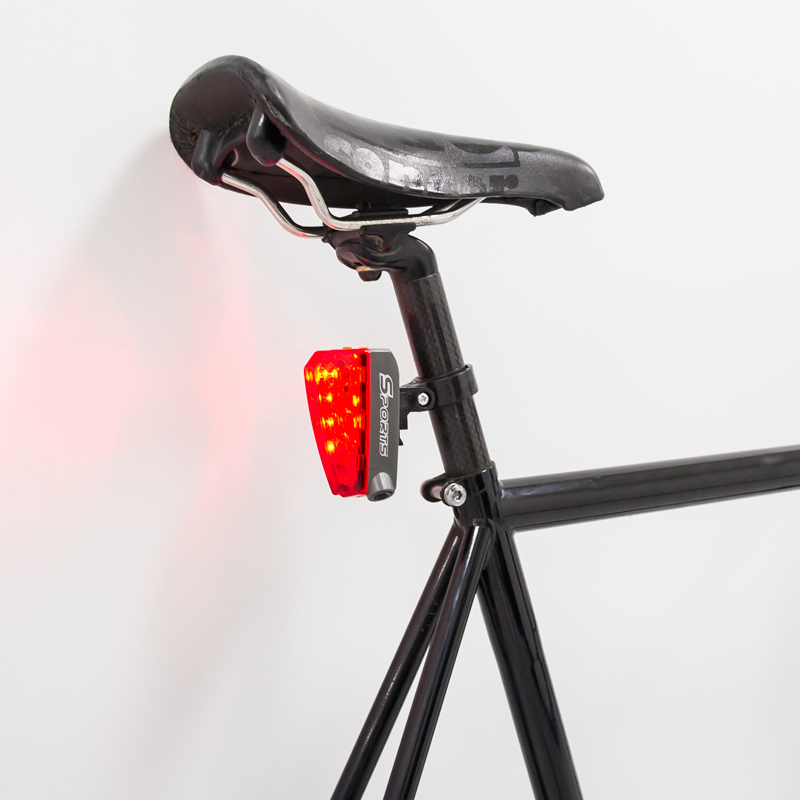 under saddle bike light