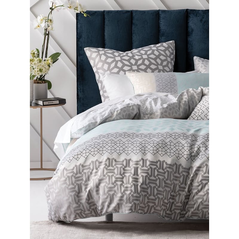 39 Off On Linen House Catarina Aqua Duvet Cover Set With