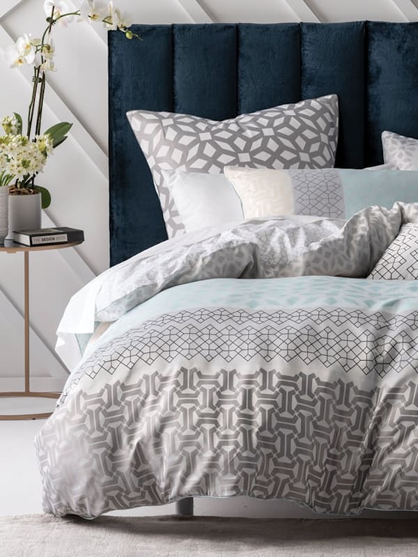 39 Off On Linen House Catarina Aqua Duvet Cover Set With