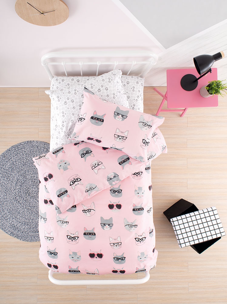 30 Off On Linen House Sophisticats Pink Duvet Cover Set With