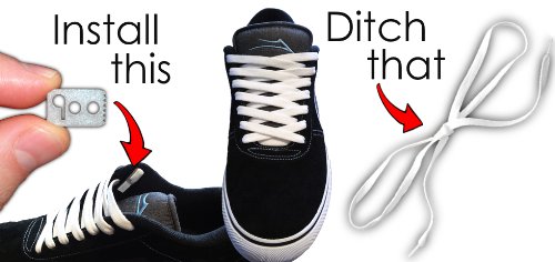 tying hidden shoelaces