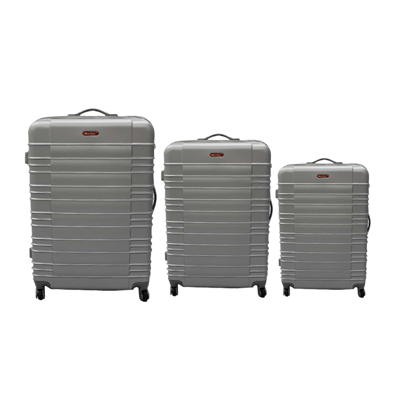 blue star 3 piece luggage set