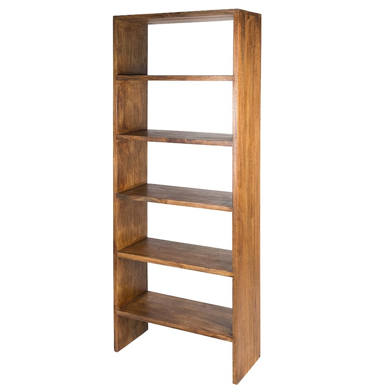 41 Off On Basics 70cm Mango Wood Bookshelf Onedayonly Co Za