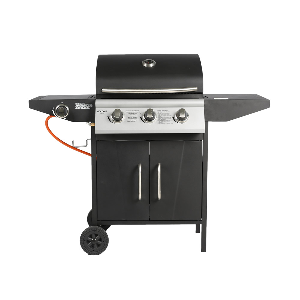 33 off on 4 Burner Gas Braai with Cast Iron Grid & Stainless Steel