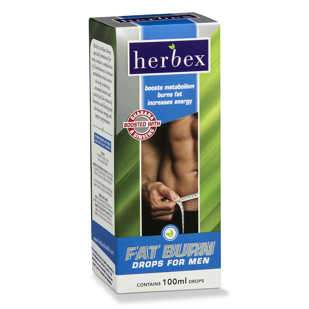27 off on Herbex Pack of 2 Fat Burn Drops For Men 100ml Each OneDayOnly.co.za