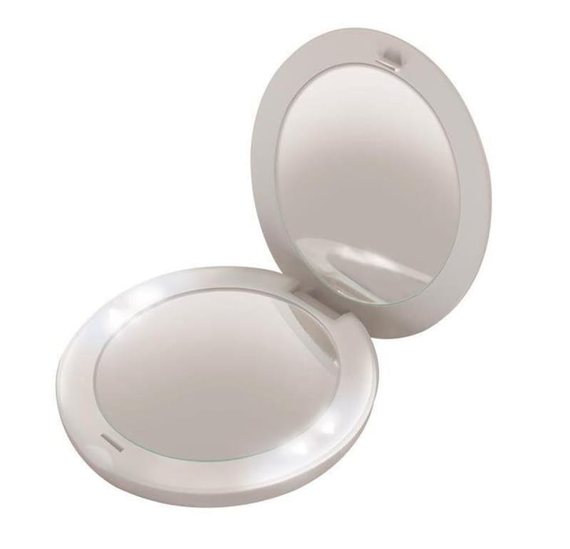 50% off on Spa Compact Illuminating LED Beauty Mirror (White)