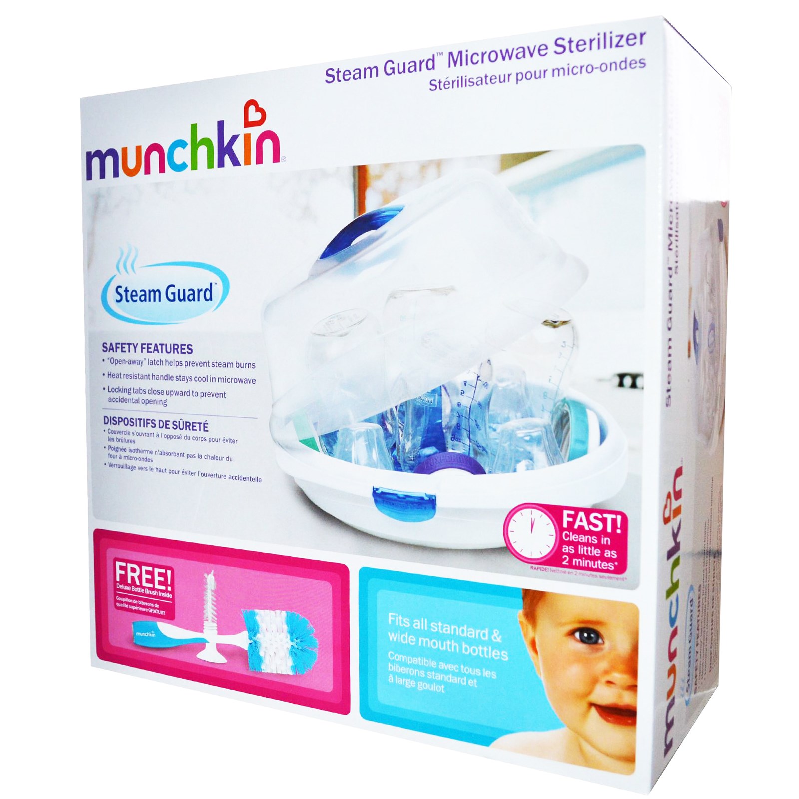 munchkin microwave bottle sterilizer