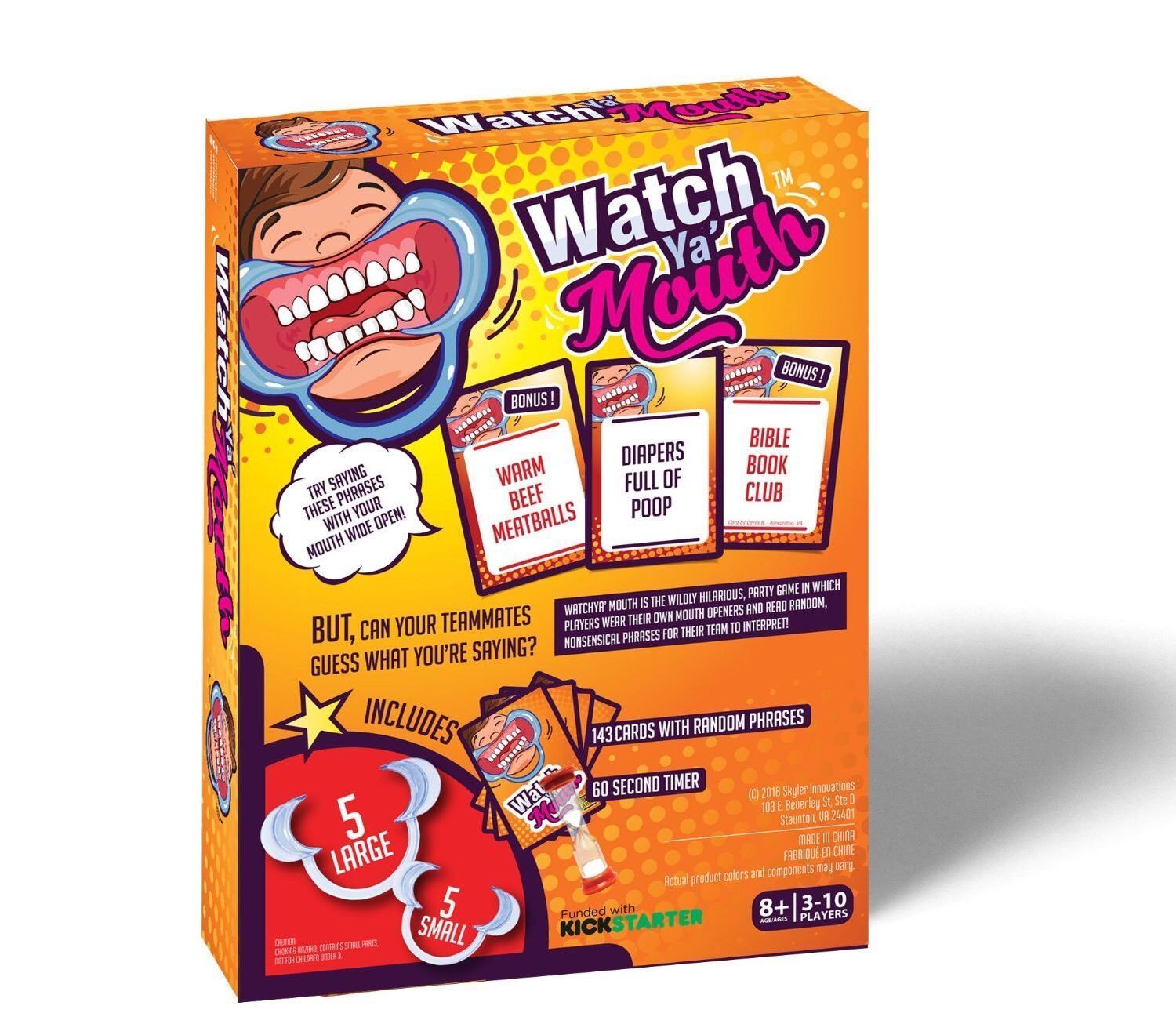 40 off on Watch Ya Mouth The Original Mouthguard Party Game