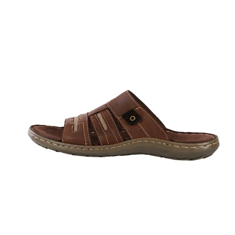 39% off on Paolo Falcone Men's Clyde Coffee Sandals | OneDayOnly.co.za