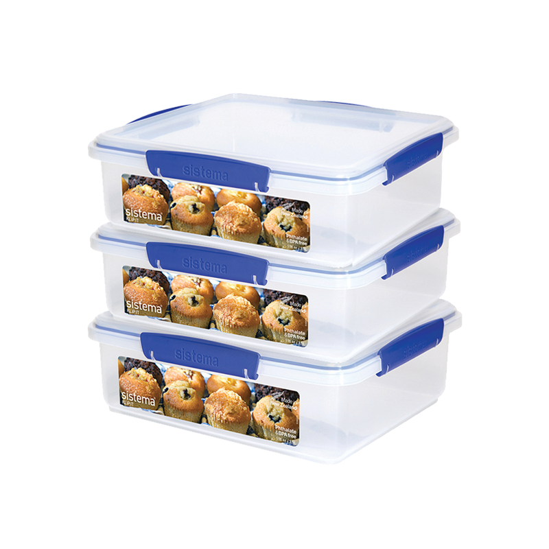 38 off on Sistema Pack of 6 Baking Storage Containers (3x Cookie Tub
