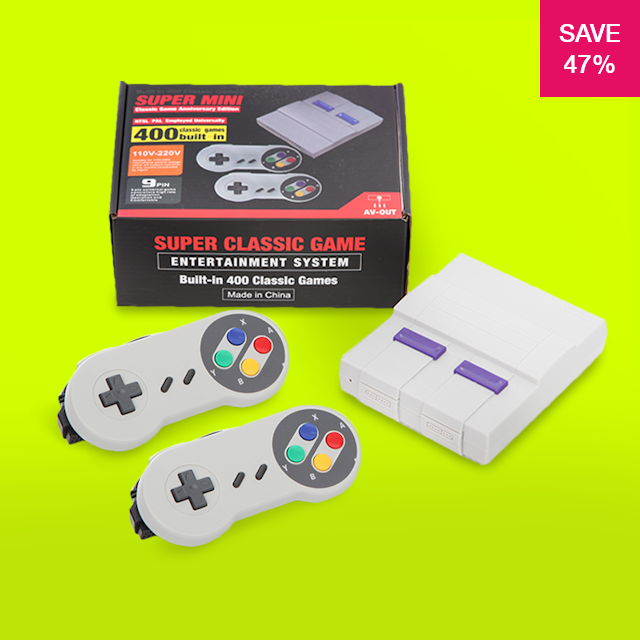 47 off on Classic Mini TV Game Console with 400 All-Time