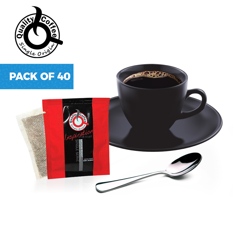 29 off on Pack of 40 Single Serving Filter Coffee Sachets